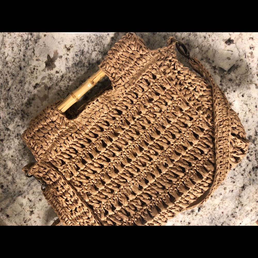 Free People straw bag